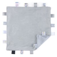 RC305-G: Grey Embossed Taggie Comforter